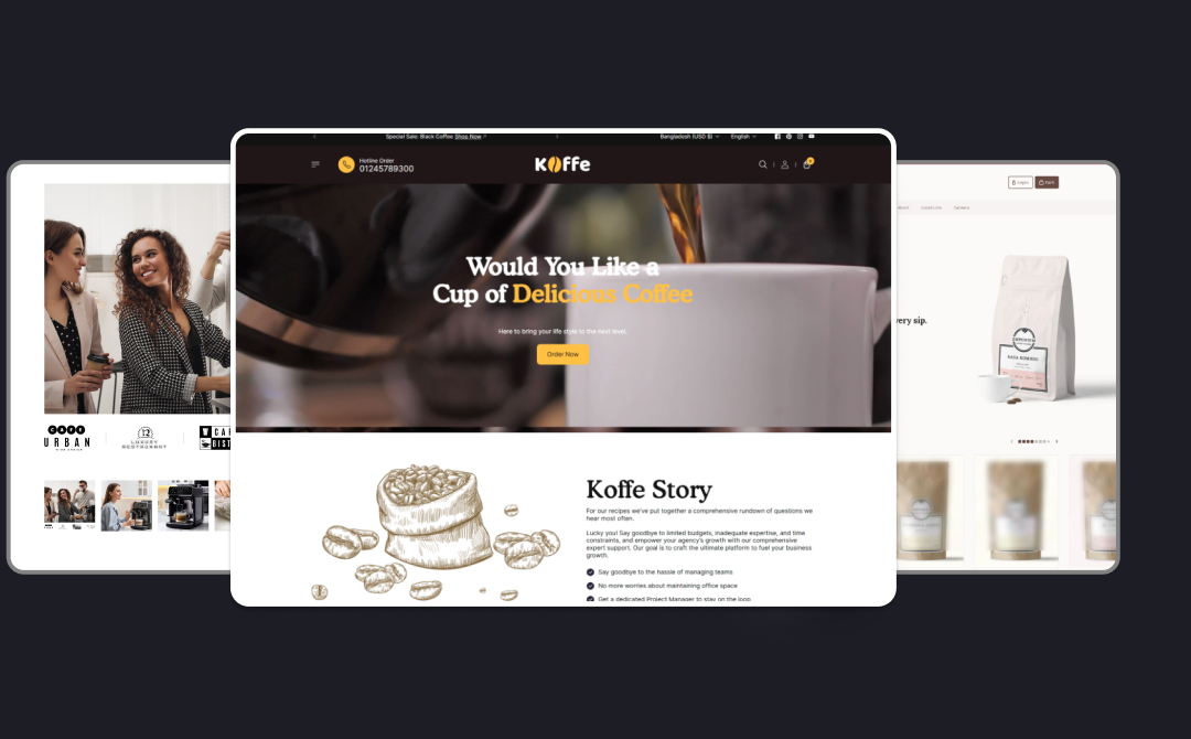 Best Shopify Themes for Coffee & Tea Brands to Boost Sales