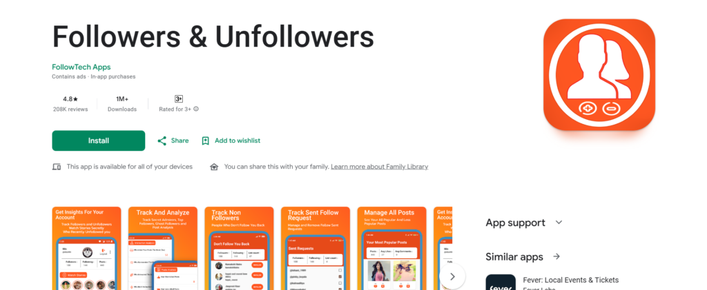 followers & unfollowers